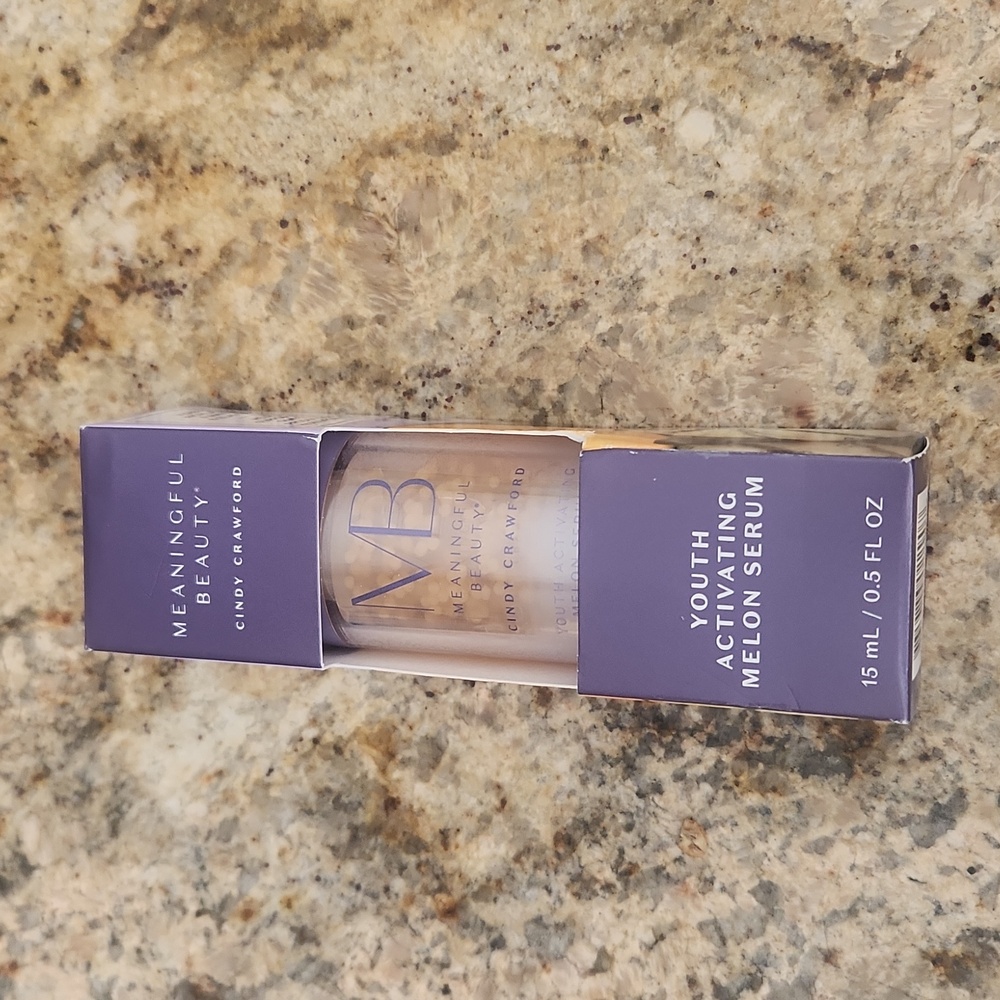 Meaningful Beauty x Cindy Crawford. Youth Activating Serum. NEW, Sealed In Pkg!